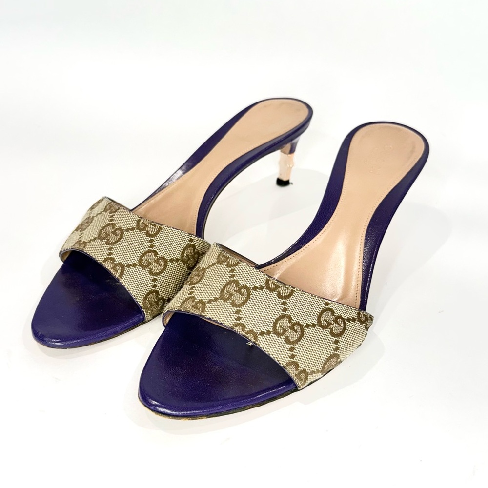 ✨SOLD✨ Gucci Tom Ford Era Purple Bamboo Sandals
